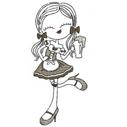 Stickdatei - Bayrisches Mädel 6